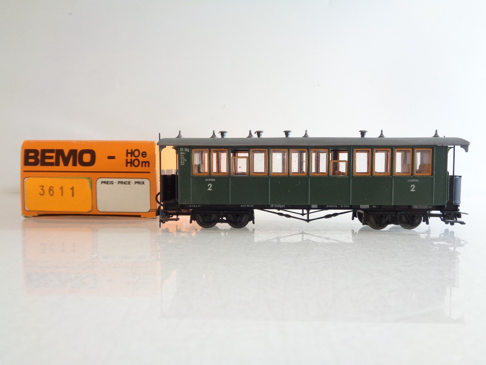 Bemo H0m 3611 Personenwagen 2.Kl. in OVP BH823