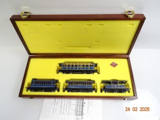 Brawa H0 0815 Messing Wagen-Set 4tlg. Hofzug der K.Bay.Sts.B. in OVP LE8847