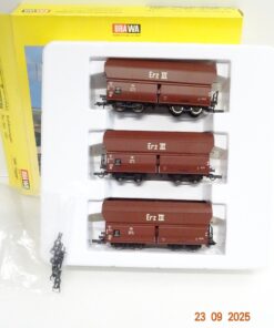 Brawa H0 2005 Erzwagen-Set 3tlg. OOtz23 der DB in OVP JL3131