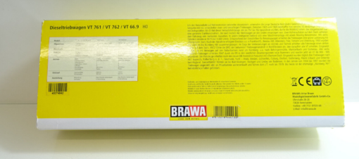Brawa H0 44413 LEERKARTON für Triebwagen VT 66.9 AR7330