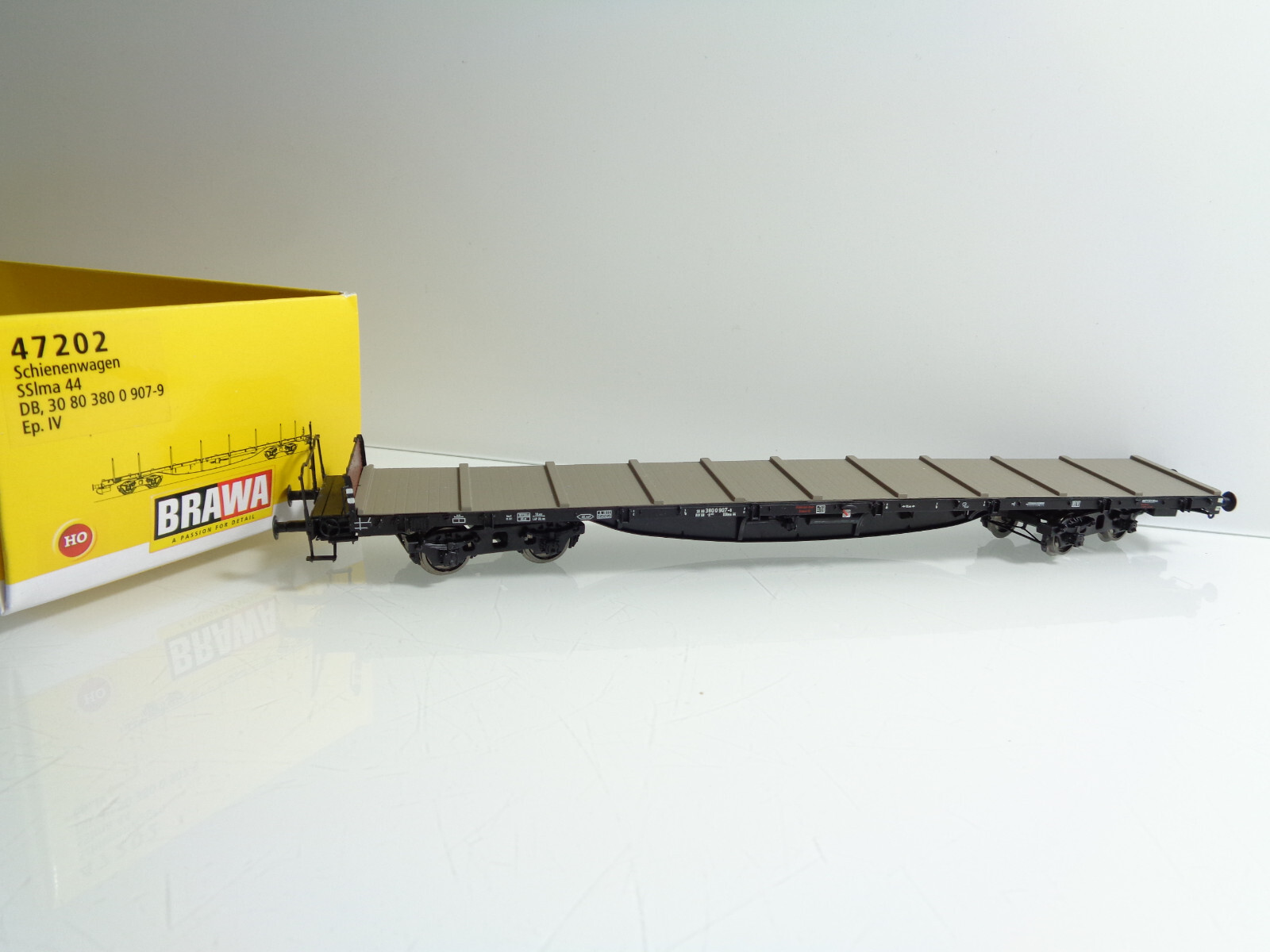 Brawa H0 47202 Schienenwagen SSlma 44 der DB in OVP JD3976