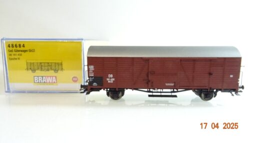 Brawa H0 48684 gedeckter Güterwagen der DB in OVP PR7185