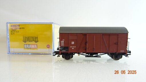 Brawa H0 48829 gedeckter Güterwagen Oppeln der DR in OVP PR8037