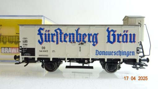 Brawa H0 49269 gedeckter Güterwagen Fürstenberg Bräu der DB in OVP PR7176 – Bild 3