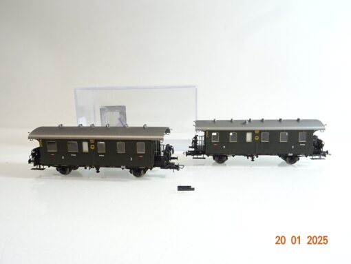 Brawa H0 Personenwagen 2 tlg. 2. u. 2./3.Kl. der DRG in EVP PR5397