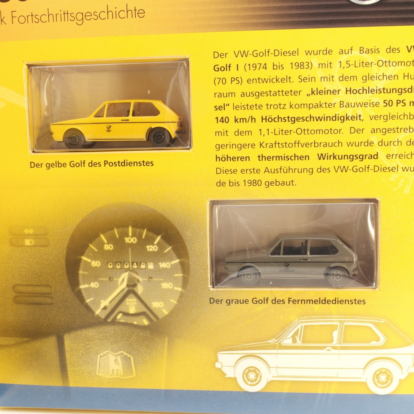 Brekina 1:87 023821 der erste Golf-Diesel der Post in OVP RG7184