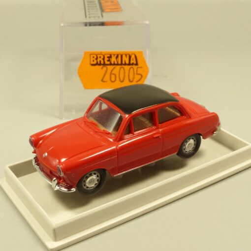 Brekina 1:87 26005 VW 1500 Stufenheck rot/schwarz in OVP EX7265