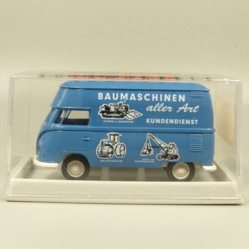 Brekina 1:87 32603 VW T1B Hochdach Kastenwagen Baumaschinen rar in OVP EX7278 – Bild 4