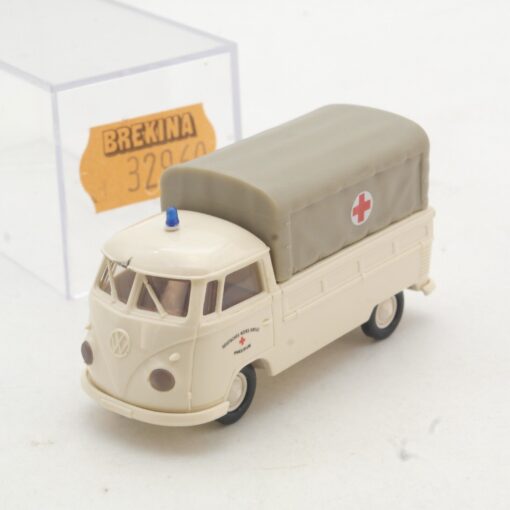Brekina 1:87 32960 VW T1 Pritsche DRK Präsidium in OVP QR3128
