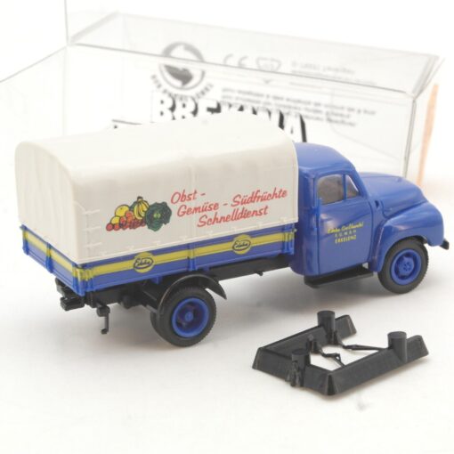 Brekina 1:87 3527 Opel Blitz Pritsche Plane EDEKA Erkelenz in OVP QR1868 – Bild 3