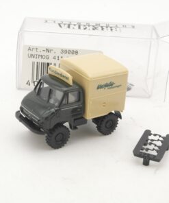 Brekina 1:87 39008 Unimog 411 Koffer Westfalia Melkanlagen in OVP RR2927