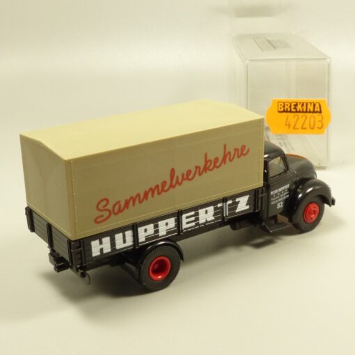 Brekina 1:87 42203 Magirus Mercur Pritschen-LKW Huppertz in OVP EX7461 – Bild 3