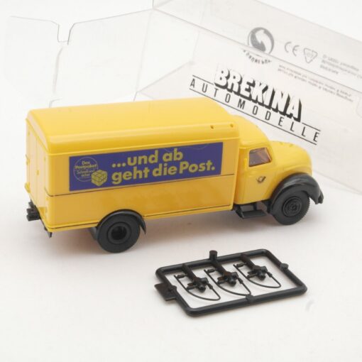 Brekina 1:87 4224 Magirus Koffer LKW und ab geht die Post in OVP QR9556 – Bild 3