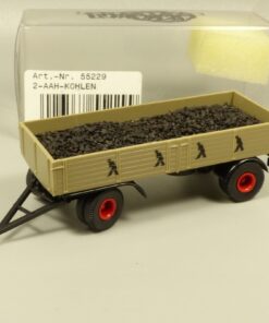 Brekina 1:87 55229 Kohlen-Anhänger 2-achs in OVP EX7236