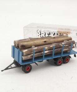 Brekina 1:87 55360 Rungenanhänger mit Ladung Holz in OVP RR2753