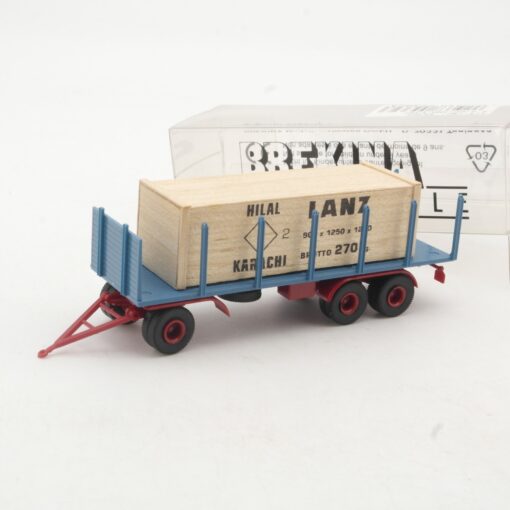 Brekina 1:87 55362 Rungenanhänger mit Ladung Holz Lanz in OVP RR3606