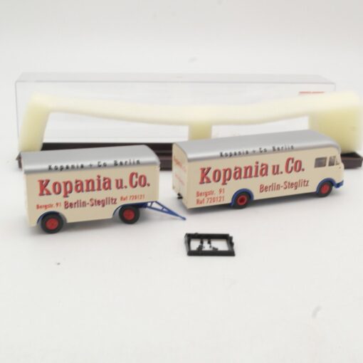 Brekina 1:87 5716 MB LP 322 Möbel-Hängerzug Kopania u.Co. in OVP QR9531 – Bild 3