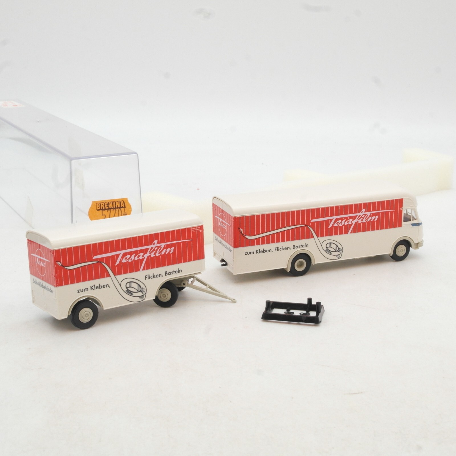 Brekina 1:87 57204 Mercedes Benz LP322 Hängerzug Tesafilm in OVP RG1066 – Bild 3
