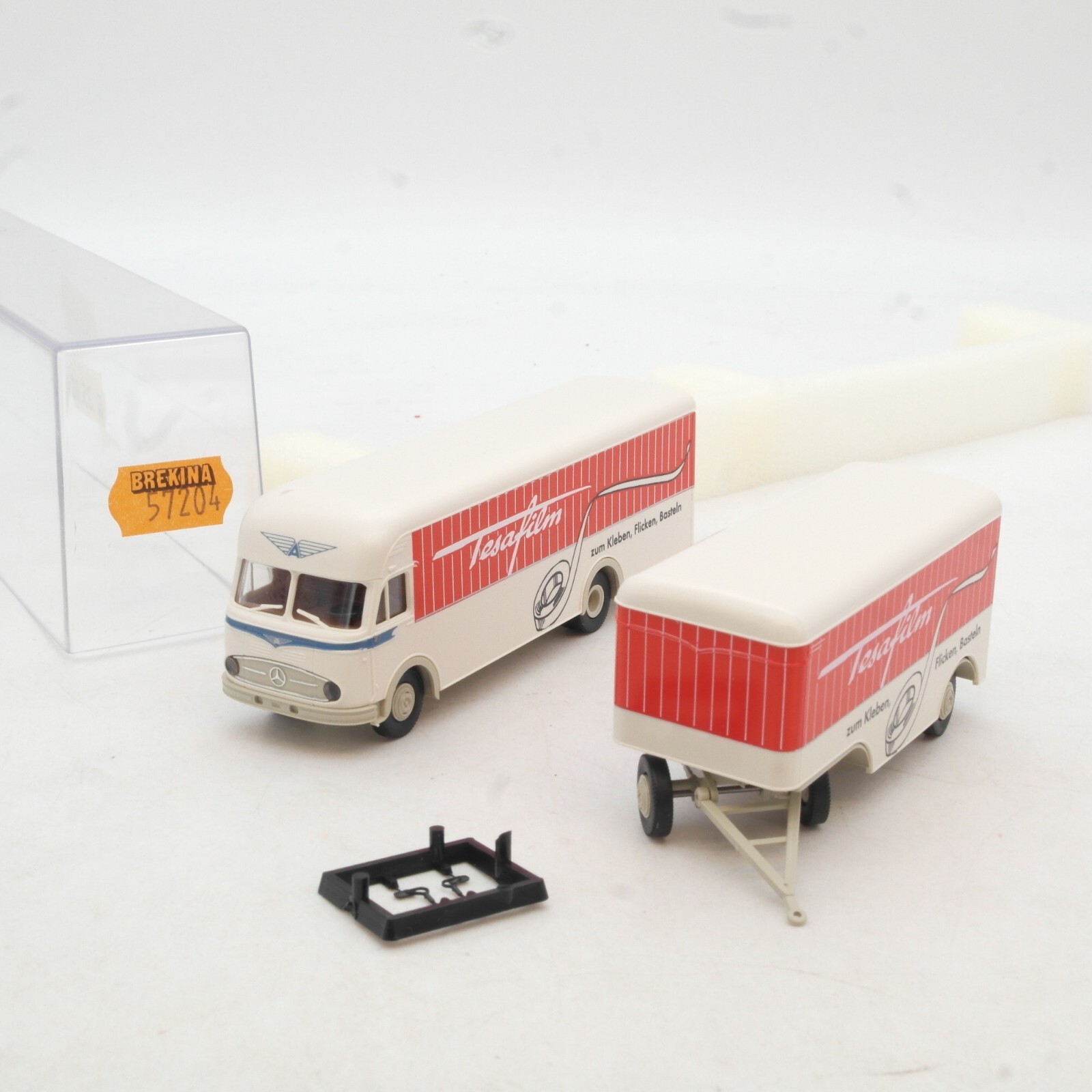 Brekina 1:87 57204 Mercedes Benz LP322 Hängerzug Tesafilm in OVP RG1066