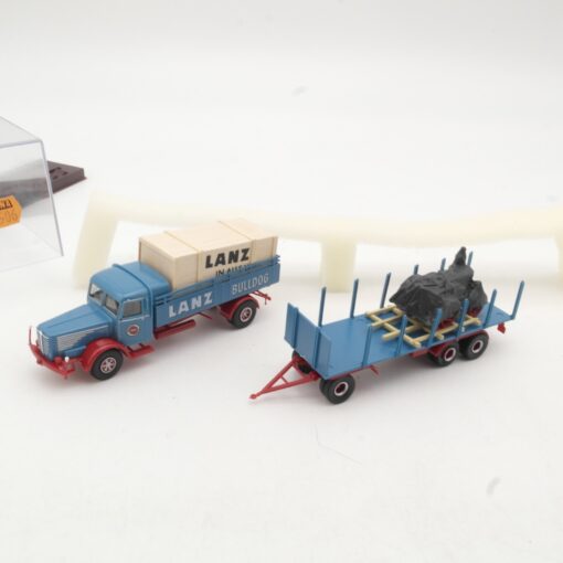 Brekina 1:87 74506 Büssing 8000 Lanz Bulldog mit Ladung in OVP RR822 – Bild 3