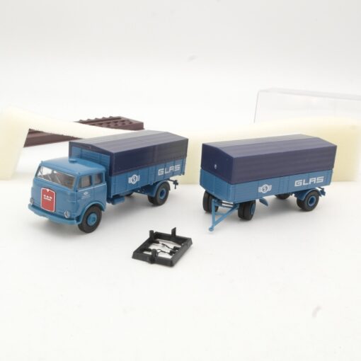 Brekina 1:87 78353 MAN Diesel Hängerzug GLRS in OVP RR814