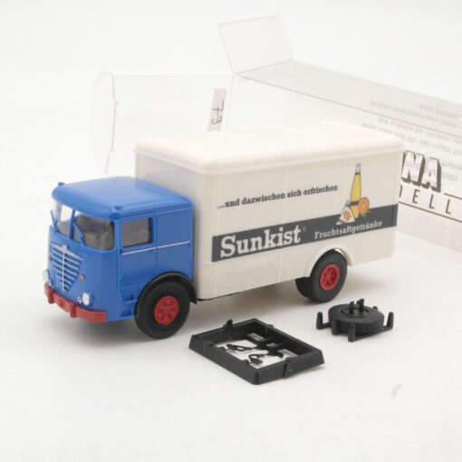 Brekina 1:87 79116 Büssing LU 11 F Koffer-LKW Sunkist neuwertig in OVP QR9181