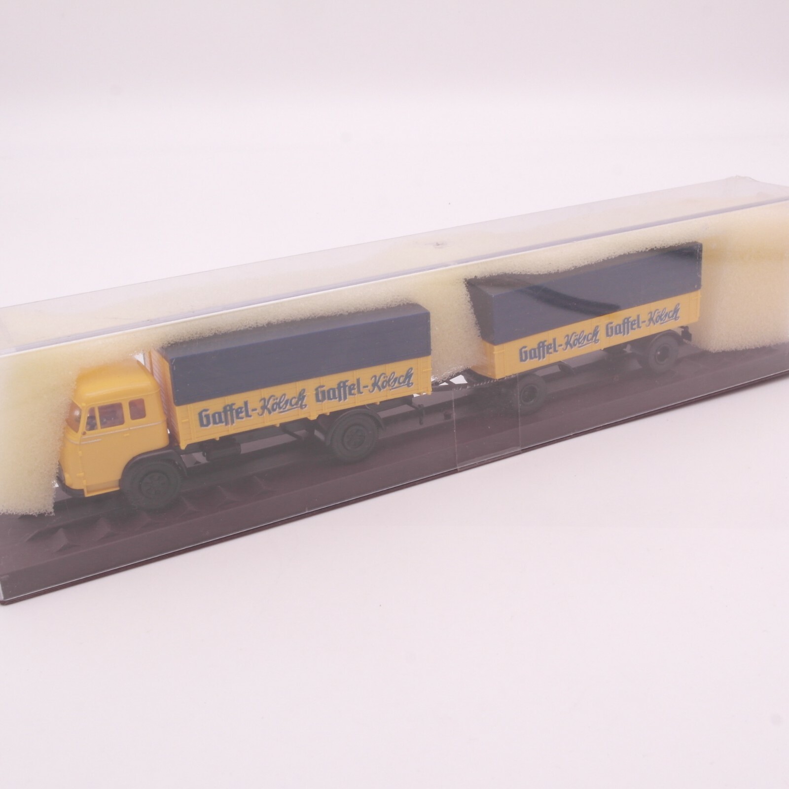 Brekina 1:87 83011 Magirus Hängerzug Gaffel-Kölsch in OVP RT2804