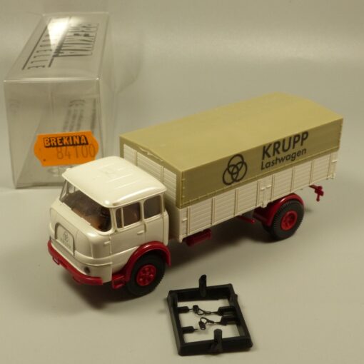 Brekina 1:87 84100 Krupp Pritsche/Plane-LKW KRUPP Lastwagen in OVP EX7208