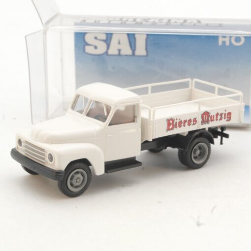 Brekina 1:87 Hanomag L 28 Getränkepritsche Bières Mutzig in OVP QR2883