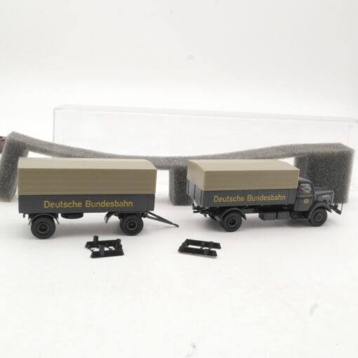 Brekina 1:87 Henschel Hängerzug Deutsche Bundesbahn in OVP RR858 – Bild 3