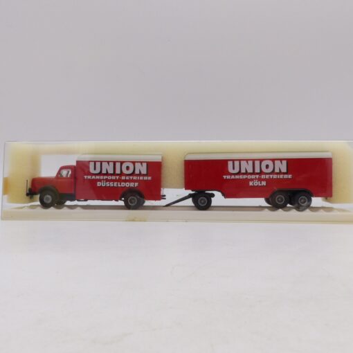 Brekina 1:87 Nr.: 7313 Henschel HS 140 Hängerzug Union, in OVP EB7144 – Bild 4