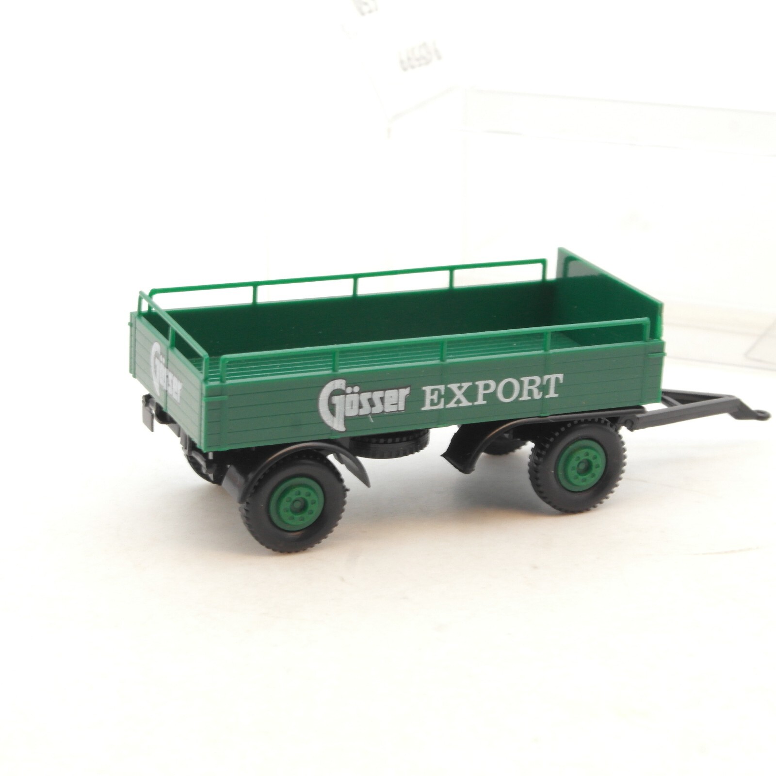 Brekina 1:87 Pritschen Anhänger Güsser Export in EVP RG213 – Bild 3