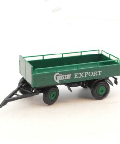 Brekina 1:87 Pritschen Anhänger Güsser Export in EVP RG213