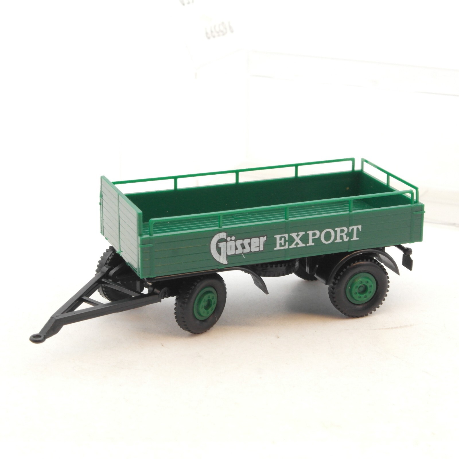 Brekina 1:87 Pritschen Anhänger Güsser Export in EVP RG213