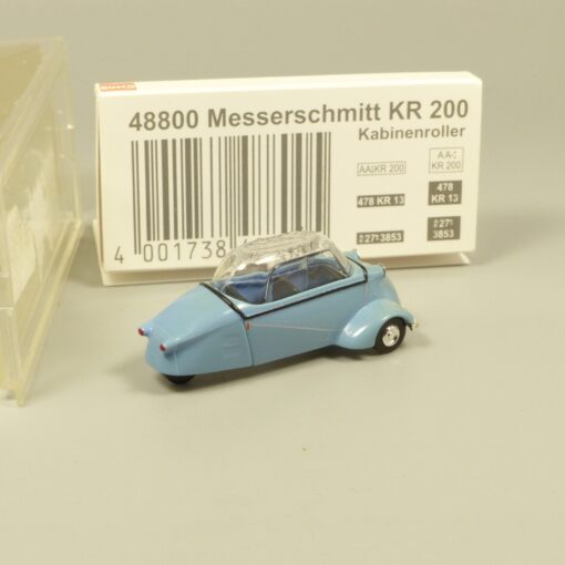 Busch 1:87 48800 Messerschmitt KR 200 Kabinenroller hellblau in OVP EX6046 – Bild 3