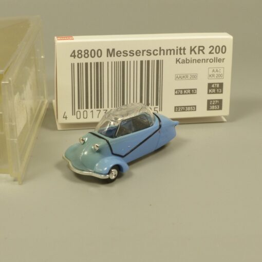 Busch 1:87 48800 Messerschmitt KR 200 Kabinenroller hellblau in OVP EX6046