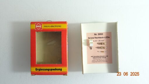 Busch 5993 Ergänzungssatz grüne Rechteck LED´s siehe Foto in OVP CK8919