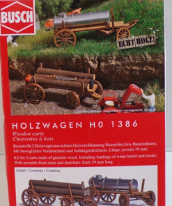 Busch H0 1386 Holzwagen in OVP PK3077