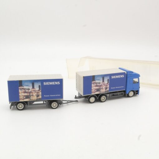 DGD 1:87 MB Mercedes Benz Hängerzug Siemens in OVP QR7363 – Bild 4