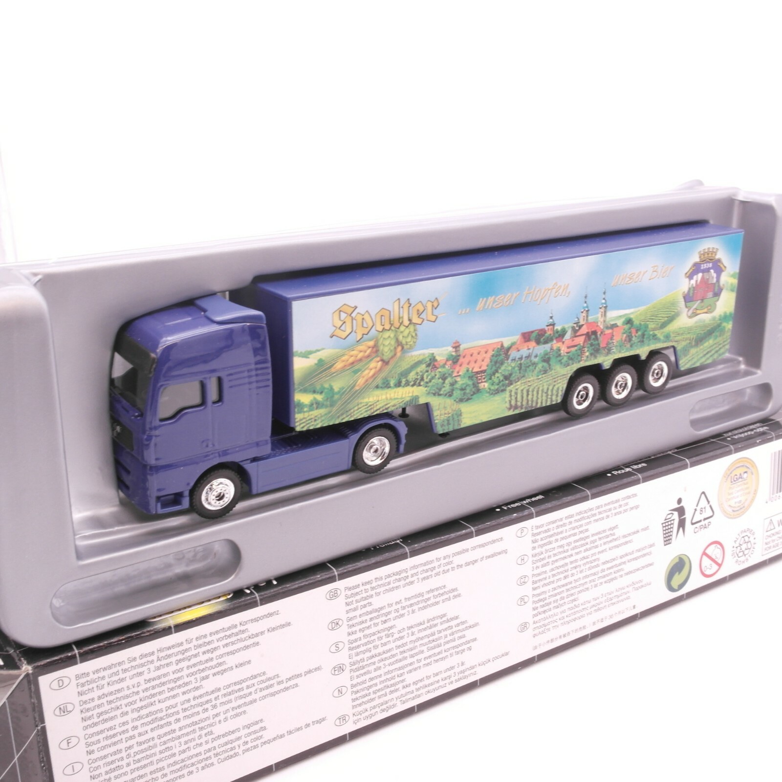 Dickie 1:87 MAN Sattelzug Spalter unser Hopfen in OVP RT8329