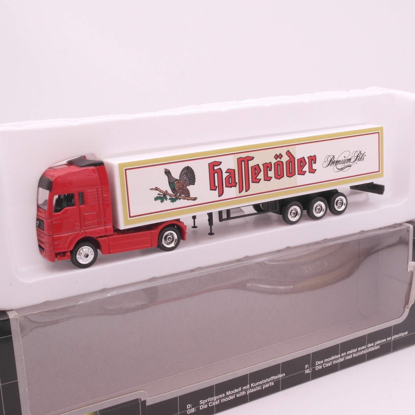 Dickie Nr.: 3415766 MAN TGA Sattelzug Hasseröder, in OVP RT1565