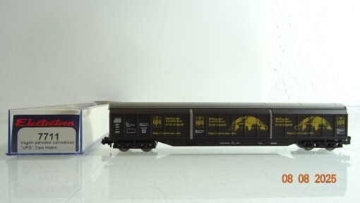 Electrotren N 7711 Großraumschiebewandwagen ´UPS´ braun in OVP PK496