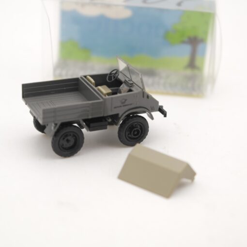 Epoche 1:87 110162 Unimog 411 Post grau in OVP RR1866 – Bild 3
