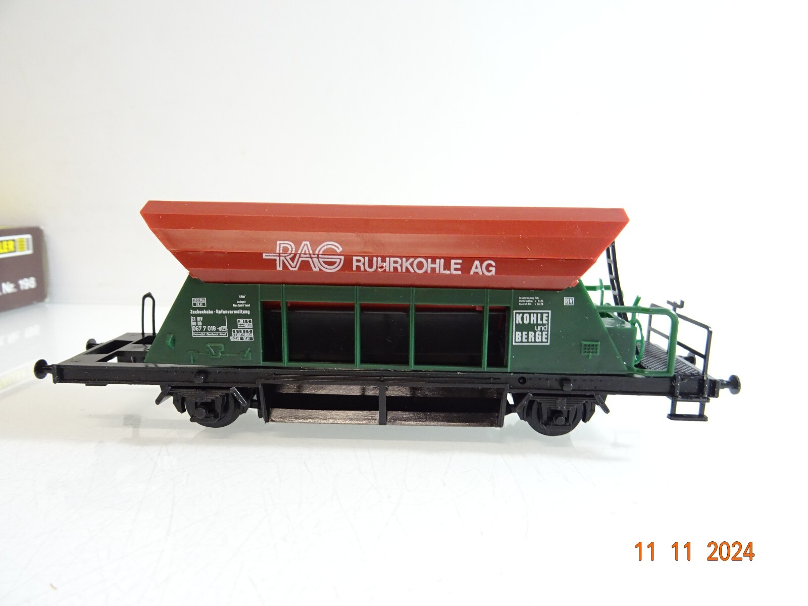 Faller H0 198 Selbstentladewagen RAG Ruhrkohle AG in OVP PR3789 – Bild 3