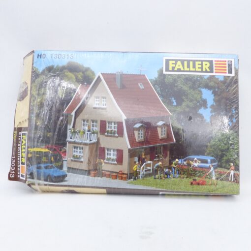 Faller H0 Bausatz 130313 Einfamilienhaus angebastelt in OVP EX7648