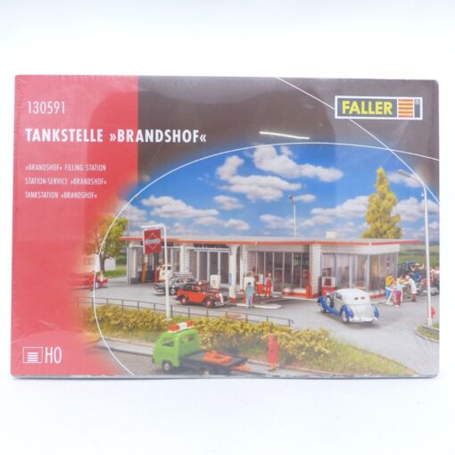 Faller H0 Bausatz 130591 Tankstelle Brandshof in ungeöffneter OVP EX5730