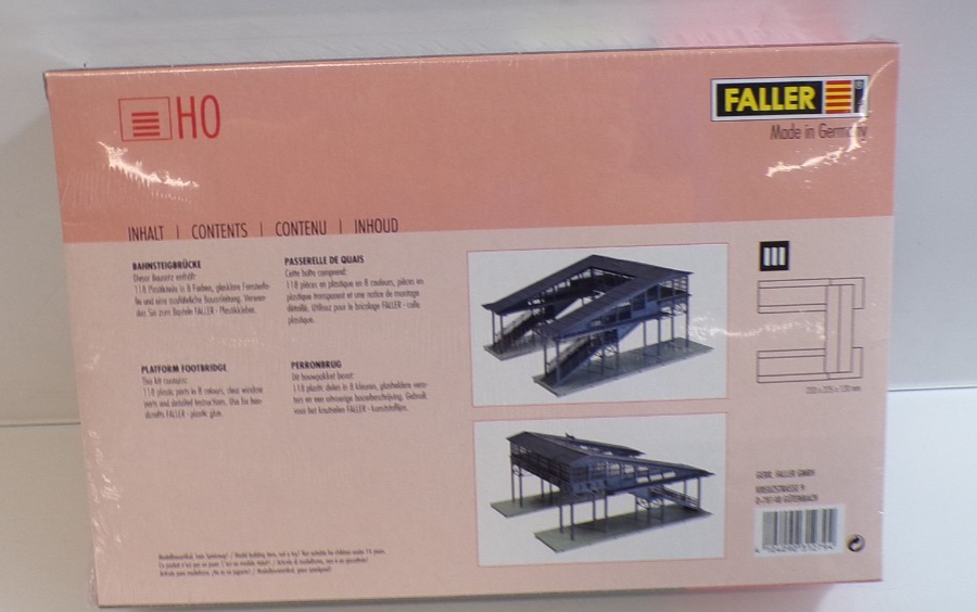 Faller H0 Bausatz 131279 Bahnsteigbrücke in OVP PK3189 – Bild 3