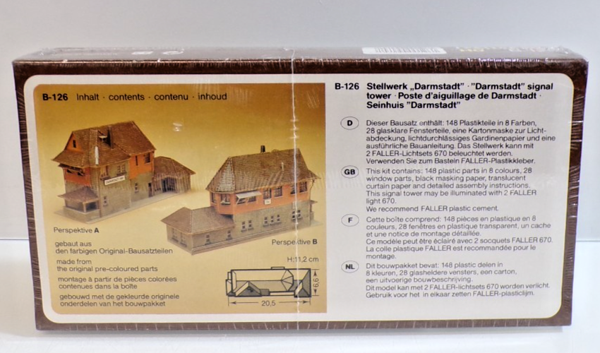 Faller H0 Bausatz B-126 Stellwerk in OVP PK3200 – Bild 3