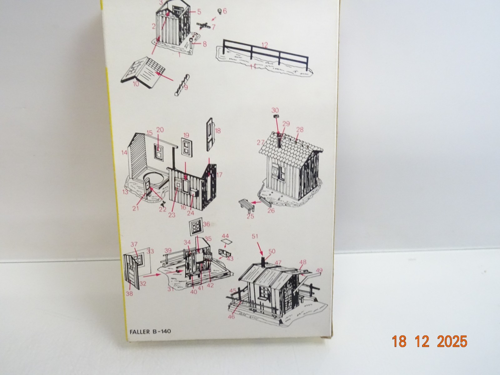 Faller H0 Bausatz B-140 Streckenhäuschen in OVP PK3220 – Bild 3