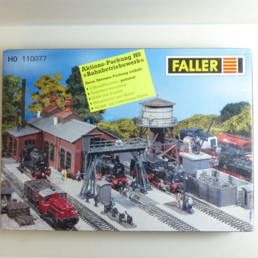 Faller H0 Bausatz Nr.: 110077 Bahnhofstriebwerk - ungeöffnet, in OVP EX2453